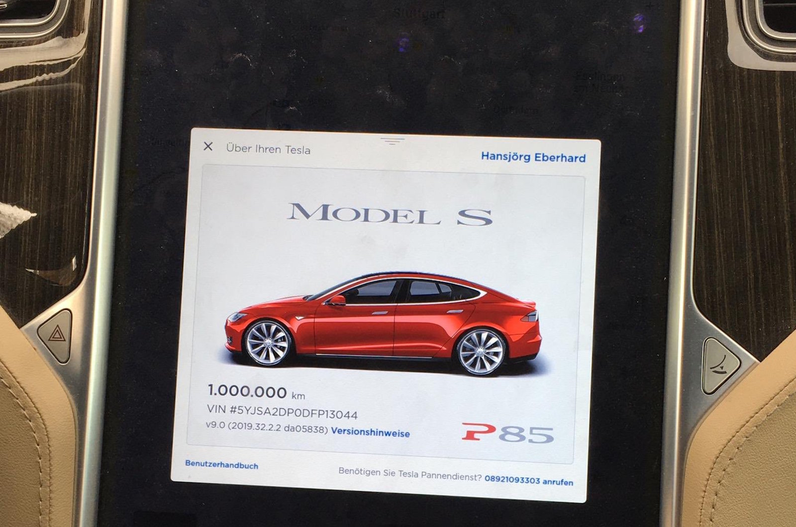 Tesla Model S Millon Kilometros